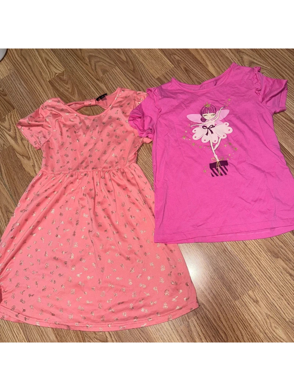 Girls size 10 dress and shirt